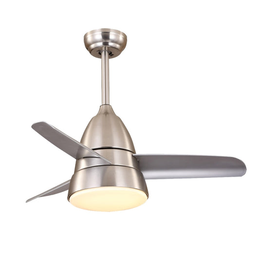 Ventilatore a Soffitto con Luce Led 24W Lampadario con Telecomando Smart