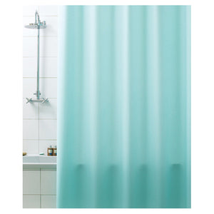 Tenda per doccia in vinile 100% Pvc riciclabile. Colore Verde Acqua Dimensioni cm 180x200h 