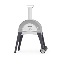 Base per Forno Pizza Ciao di Alfa Forni Leg Kit con Ruote Colore: Acciaio Inox