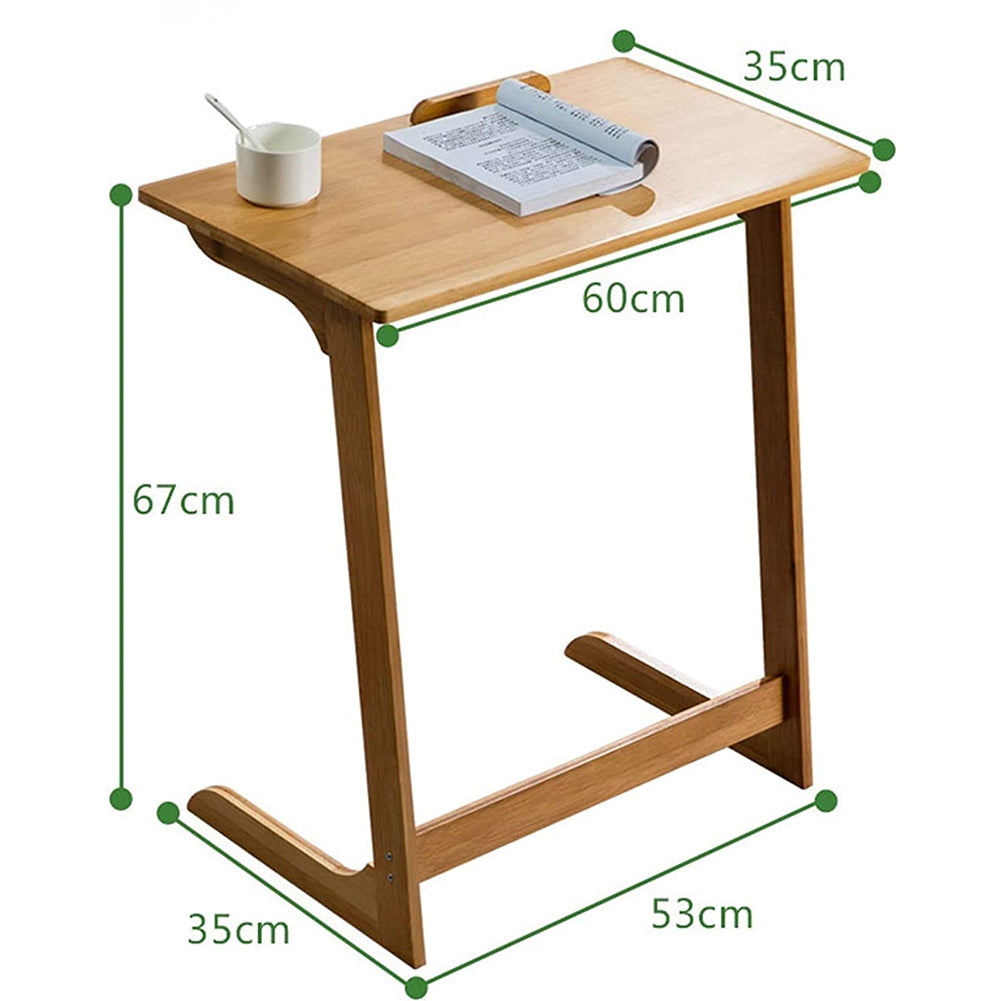 Tavolo Scrivania Porta PC Computer Reclinabile Tavolino Letto Divano in legno