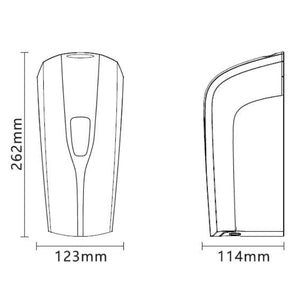 Distributore automatico di sapone o igienizzante liquido modello Dallas