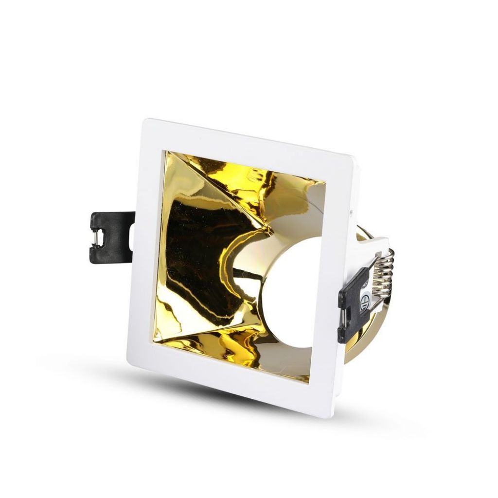 GU10 CONTTENTI BIANCO+GOLD SQUARE VT-875