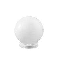 Lampada Da Tavolo Contemporaneo Carta Metallo Bianco 1 Luce E27 25W Ip20