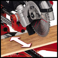 Troncatrice Radiale per Legno Einhell TC-SM 2131/1 Dual Tagli Obliqui e Laser