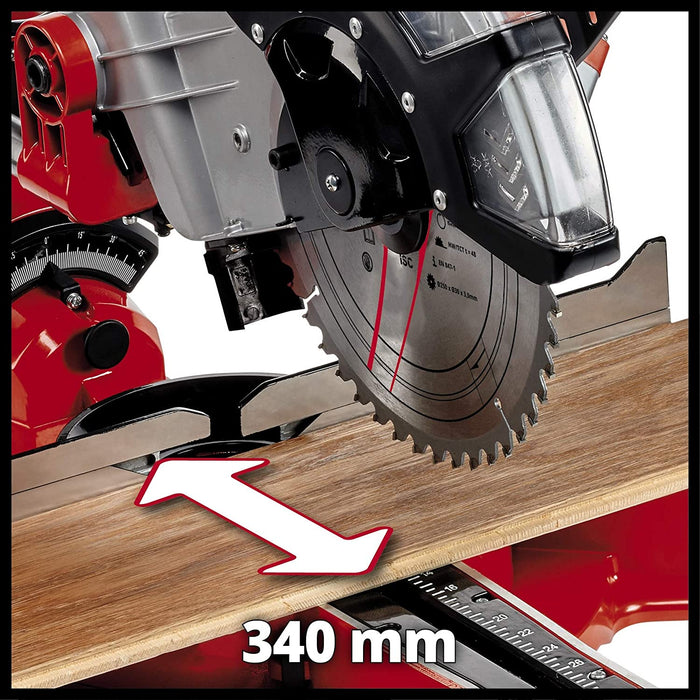 Troncatrice Radiale per Legno Einhell TC-SM 2534/1 Dual Tagli Obliqui 2100W