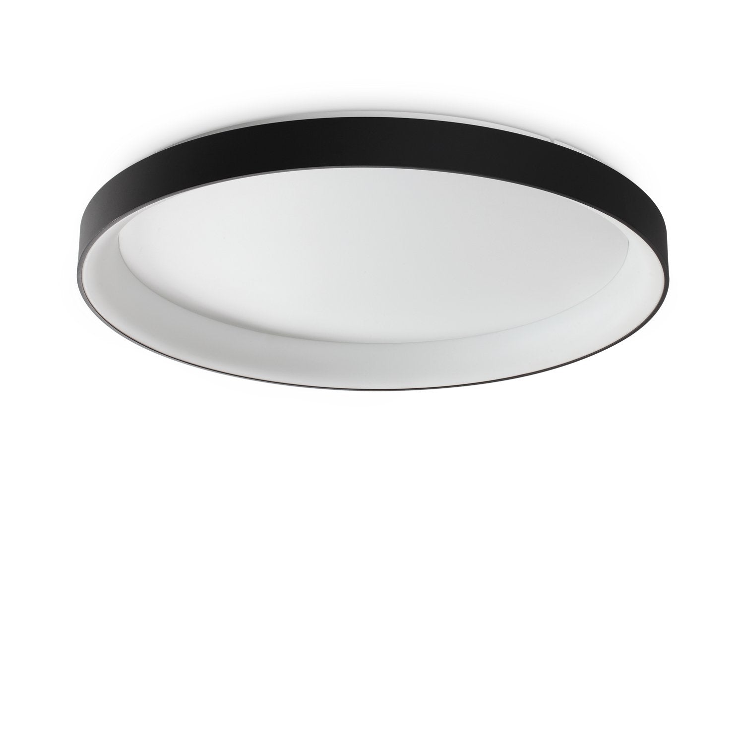 Plafoniera Contemporanea Ziggy Metallo Nero Led Integrato 90W 3000K Ip20