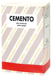 Cemento in polvere grigio  kg. 5 (4 pezzi) - 