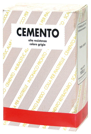 Cemento in polvere grigio  kg. 5 (4 pezzi) - 