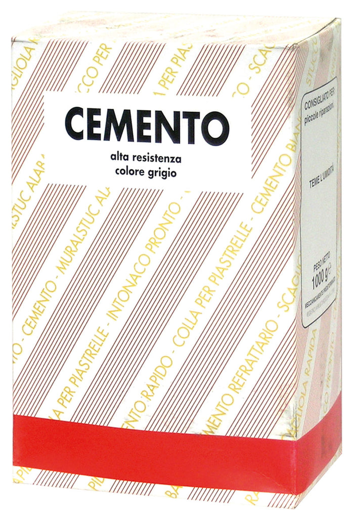 Cemento in polvere grigio  kg. 1 (12 pezzi) - 