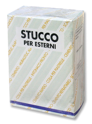 Stucco in polvere per esterni  kg. 1 (12 pezzi) - 