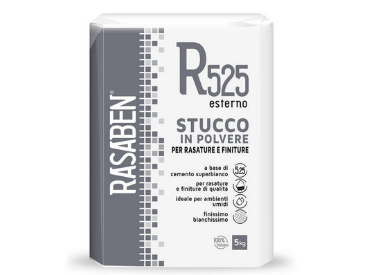 4pz stucco in polvere per esterni r525 kg. 5 vit46227