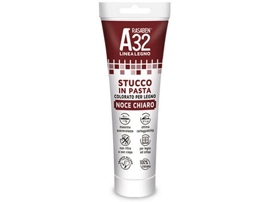 6pz stucco in pasta colorato per legno a32 mogano ml. 150 vit54785