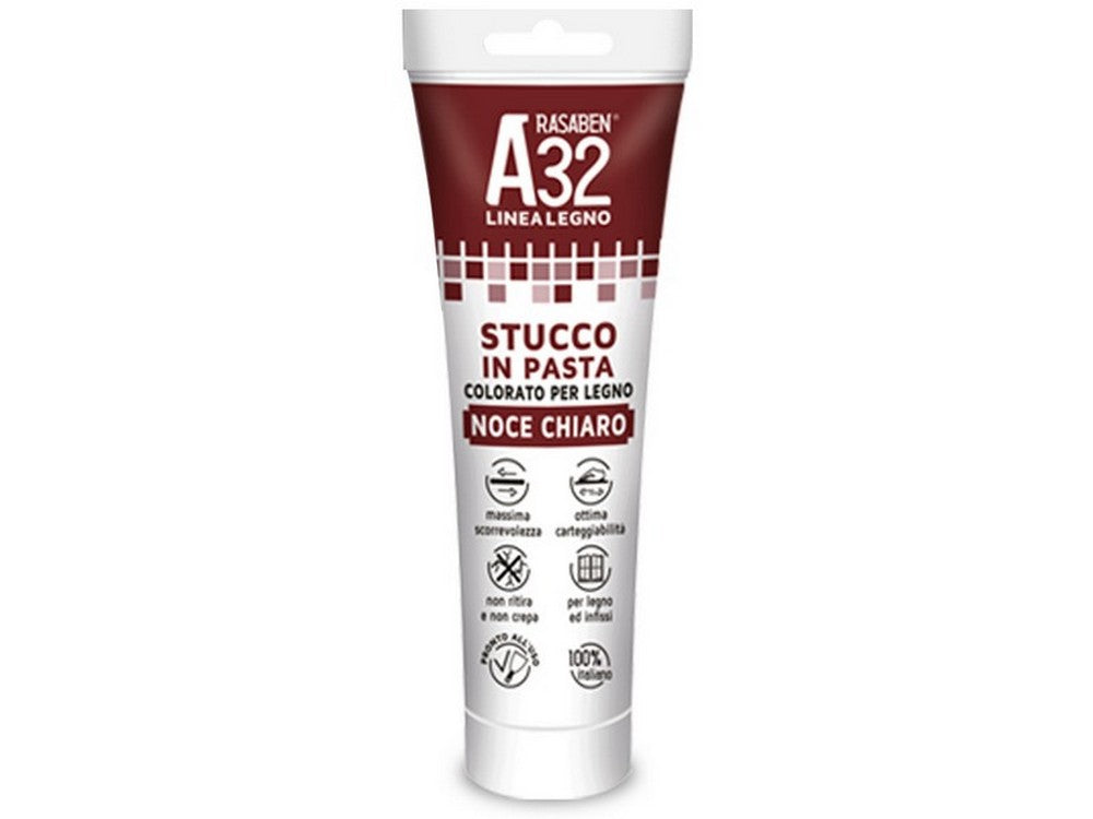 6pz stucco in pasta colorato per legno a32 pino ml. 150 vit54788