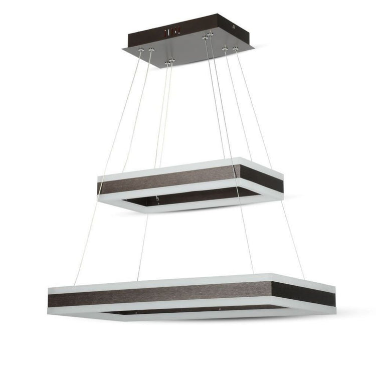 115W Soft Light Chandelier Dimmable Coffee 3000K