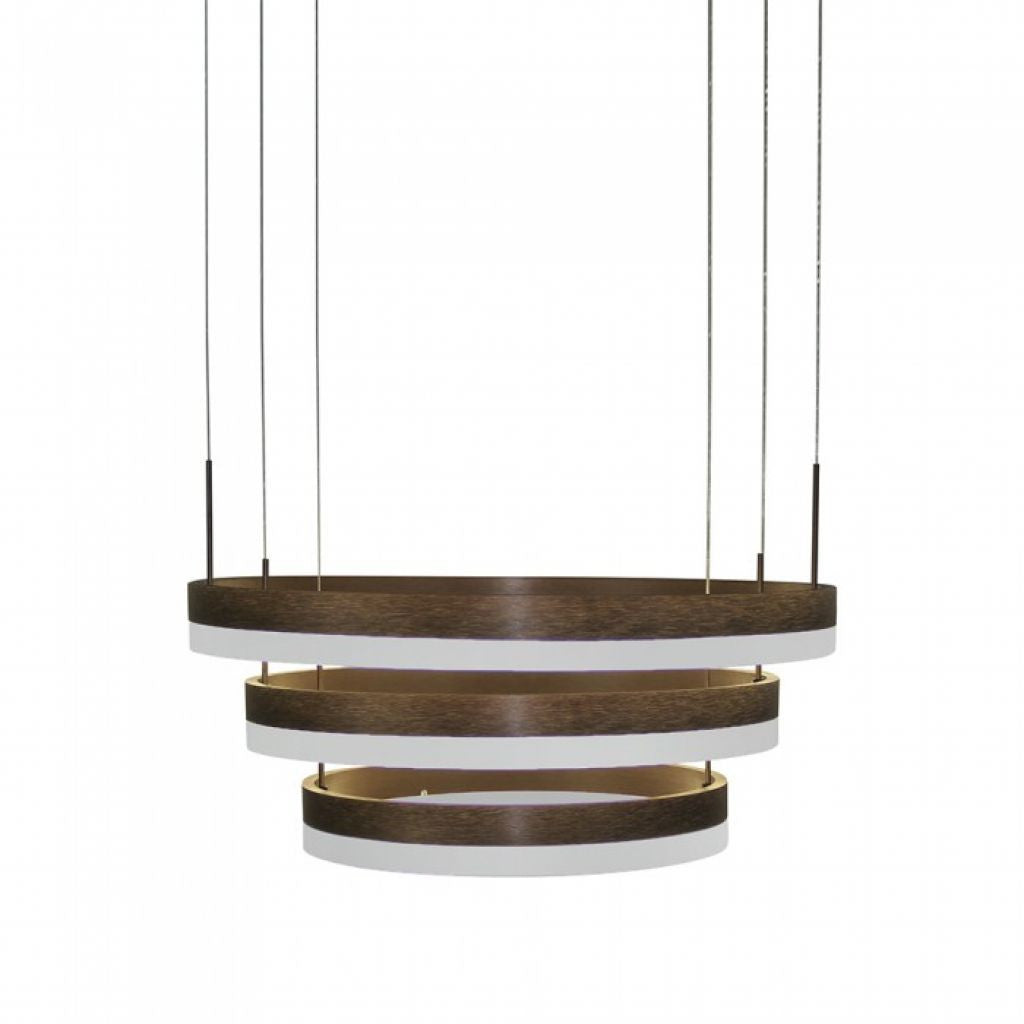 82W Soft Light Chandelier Dimmable Coffee 3000K