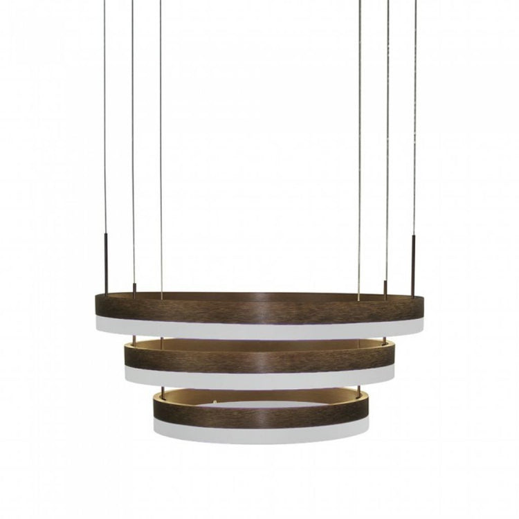 82W Soft Light Chandelier Dimmable Coffee 3000K