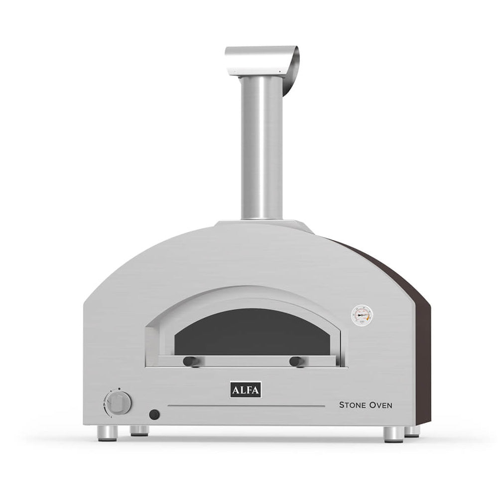 Forno per Pizza da Esterno a Gas Legna Ibrido Stone Oven Alfa Forni