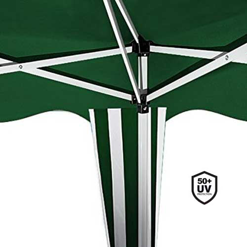 Gazebo 3x3 Pieghevole Verde Impermeabile Richiudibile Tendone Giardino Con Sacca