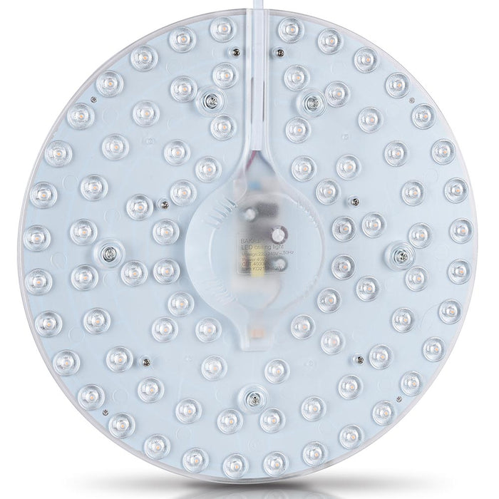 Circolina LED Disco Calamita Sostituzione Neon Plafoniera Luce Bianca 40W 3600LM