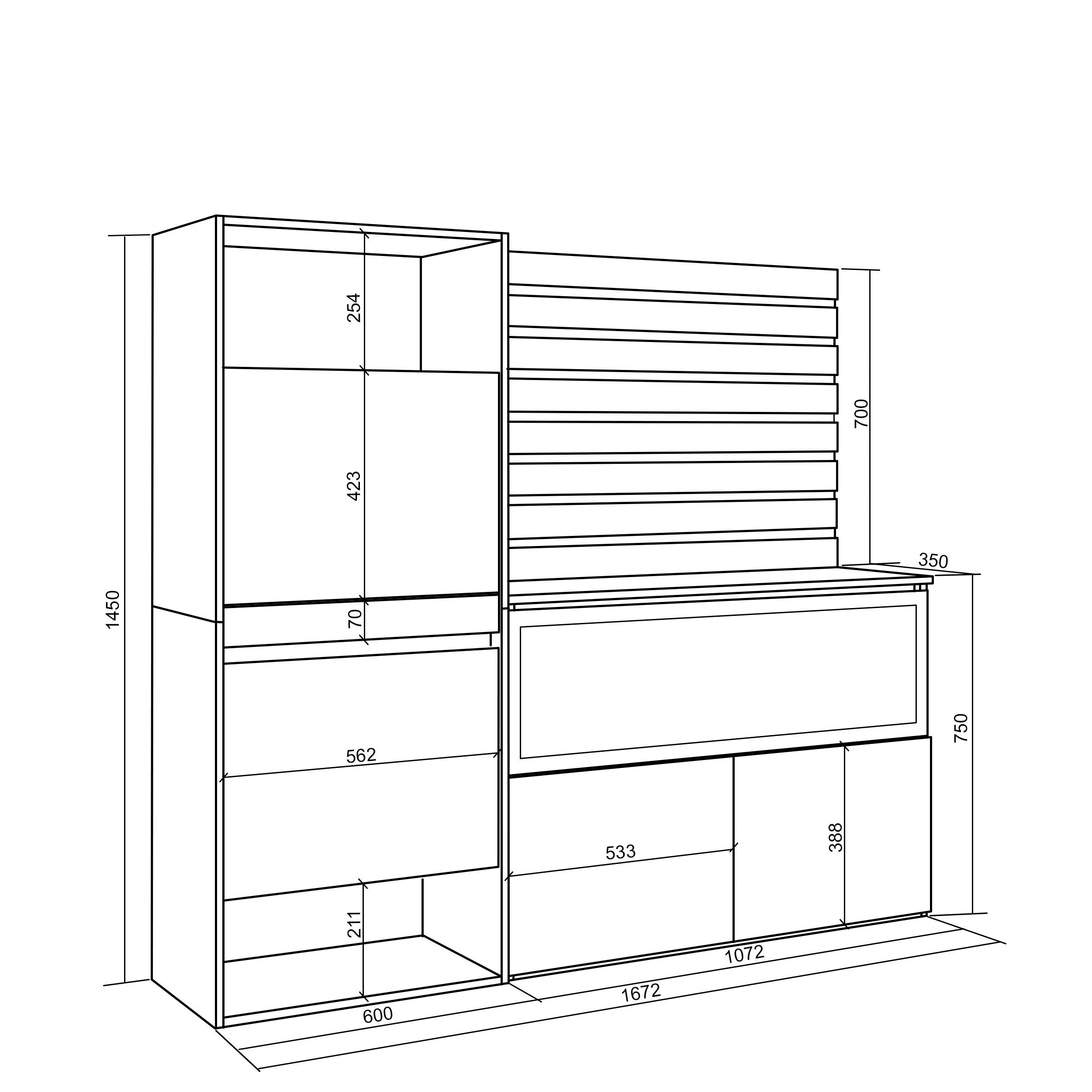 Credenza, 167x35x145 cm, Camera da letto, stanza, Camino elettrico XXL, Scarpiera, Rovere , RF3397