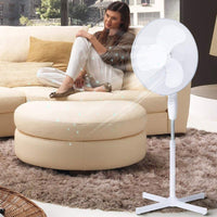 Ventilatore a Colonna Piantana 45W Pale 40cm 3 Velocita e Altezza regolabile