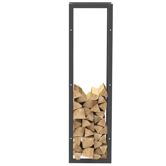 Portalegna Supporto Metallo Porta Legna Interno Legnaia Camino Stufa 150x40x25cm