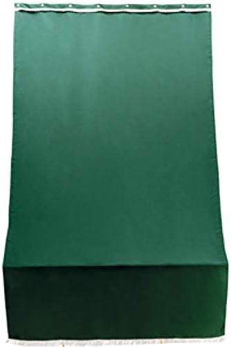 Tenda da sole per porta con anelli 250x140 cm verde T1372910/A