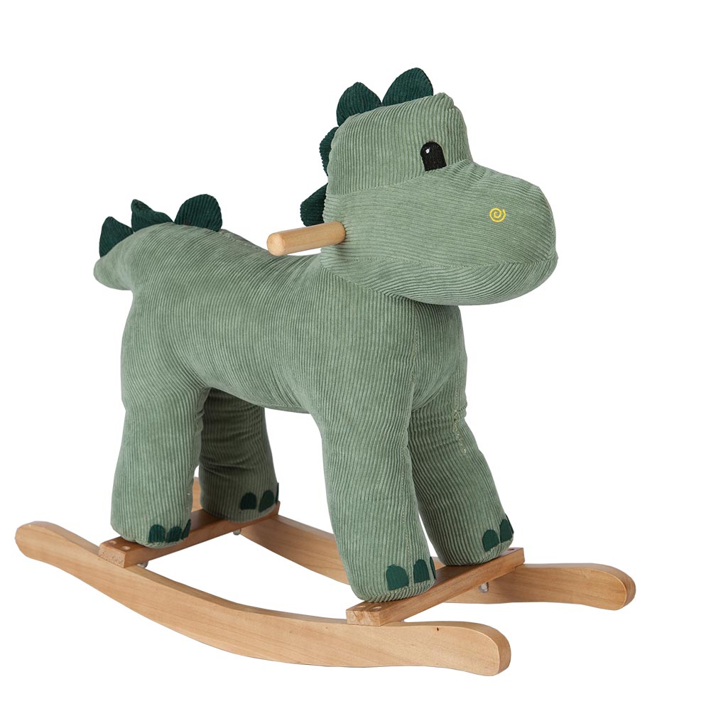 Dondolo Cavalcabile Dinosauro Peluche Giocattolo Bambini con Effetti Sonori