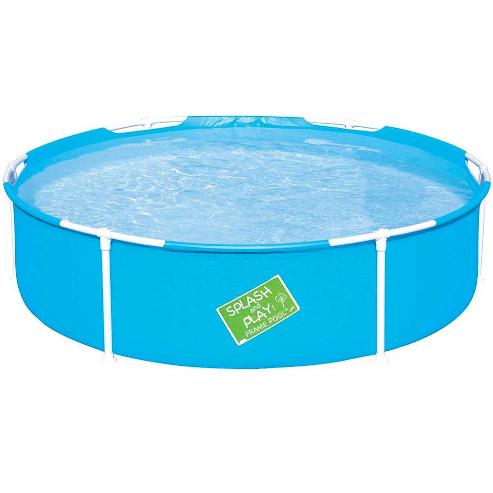 Piscina Rigida per Bambini da Giardino Con Telaio Metallo 580 LT Esterno 152x38