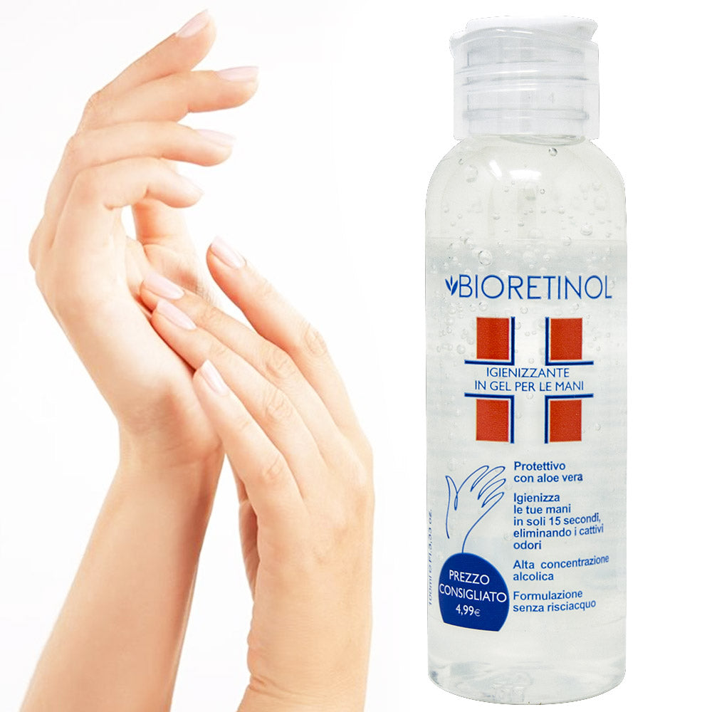 Set 2 Gel Disinfettante Mani con Alcool Disinfetta Igienizzante Protettivo 100ml