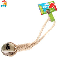 Corda e Palla Giocattolo Per Cane In Cotone Dog Toy Rope Animali