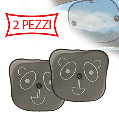 Parasole Per Auto Set 2 Pezzi Baby 44x38cm Taglia Unica Protezione Raggi Solari