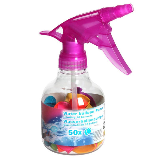 Gonfiatore Pompa Palloncini D'acqua Gavettone + 50 Palloncini Feste Party Mare