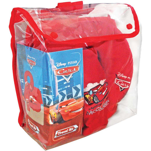 Travel Kit Auto Disney Cars Accessori Auto Bambini Bambino Rosso