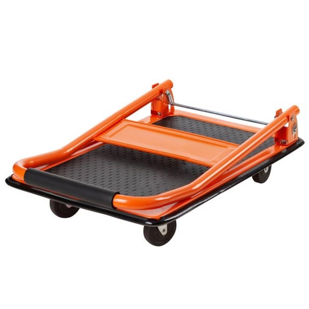 Carrello Portapacchi Pieghevole Portatutto 4 Ruote a Pianale Portata 80Kg Black & Decker