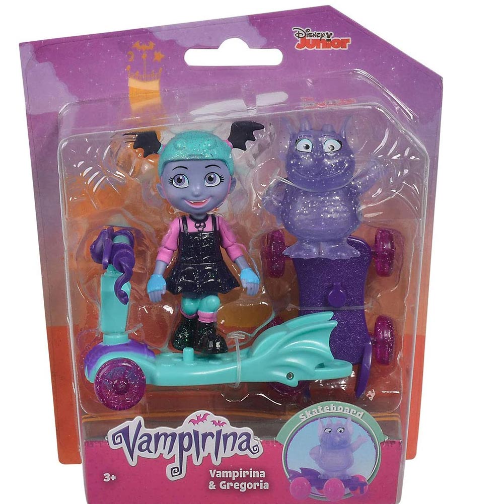 Playset Personaggi Vampirina + Gregoria con Monopattino Giocattolo Bambini