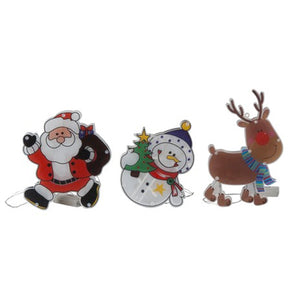 Personaggi 3D Natale Decorazioni Natalizie 22cm 10 LED Funzionamento a batterie