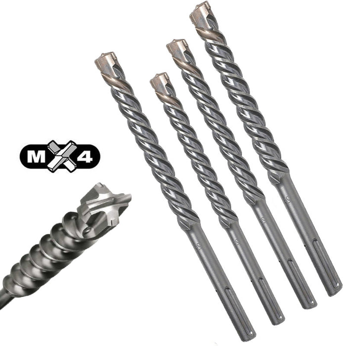 Punta Sds-Max Diametro 28 In Carburo A 4 Taglienti Mx4--Lunghezza Totale/Utile 570/450 Mm