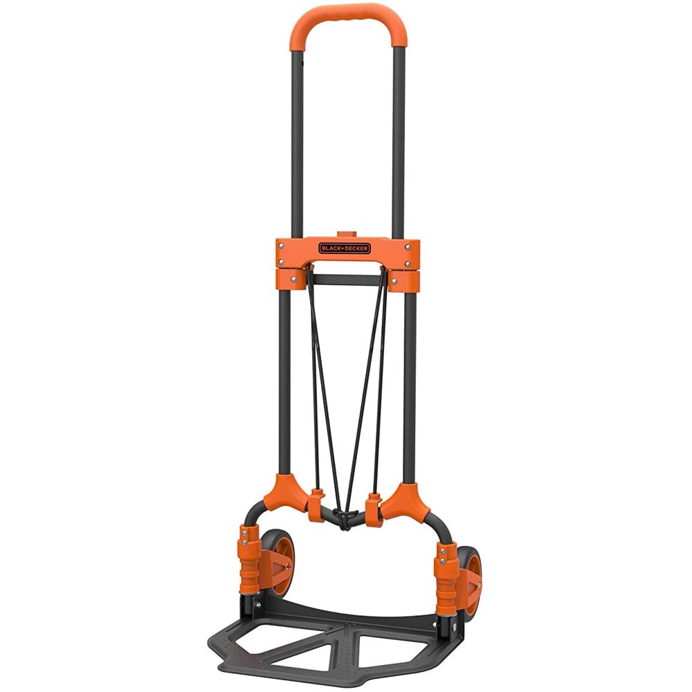 Carrello Portapacchi Pieghevole Portatutto 2 Ruote Portata 65Kg Black Decker