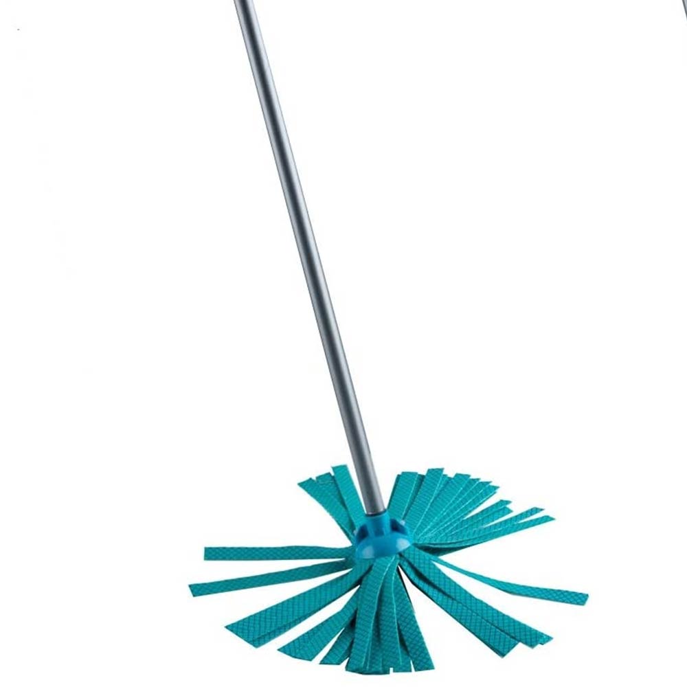 Set Pulizia Pavimento Casa con Scopa Mocio e Panno in Microfibra Flat Mop