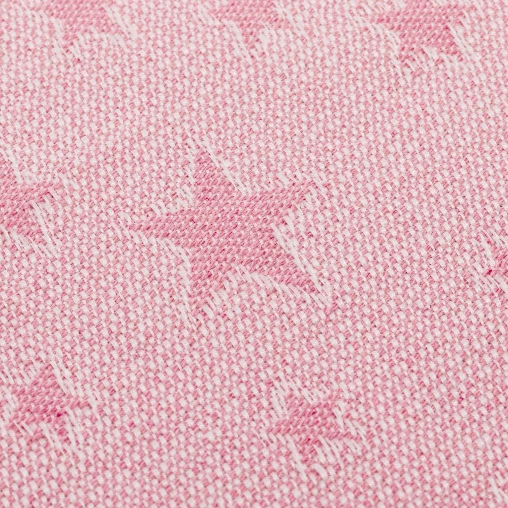 Coperta Copri Divano Piedi Letto Multiuso 230x290cm Fantastia Stelle Rosa