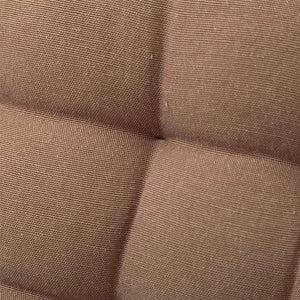 Cuscino Sedia in Tessuto Trapuntato Imbottito 40x40cm con Laccetti Colore Beige