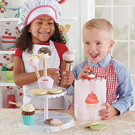 Fisher-Price Cake Shop Set Pasticciere Giocattolo Bambini con Accessori Gioco