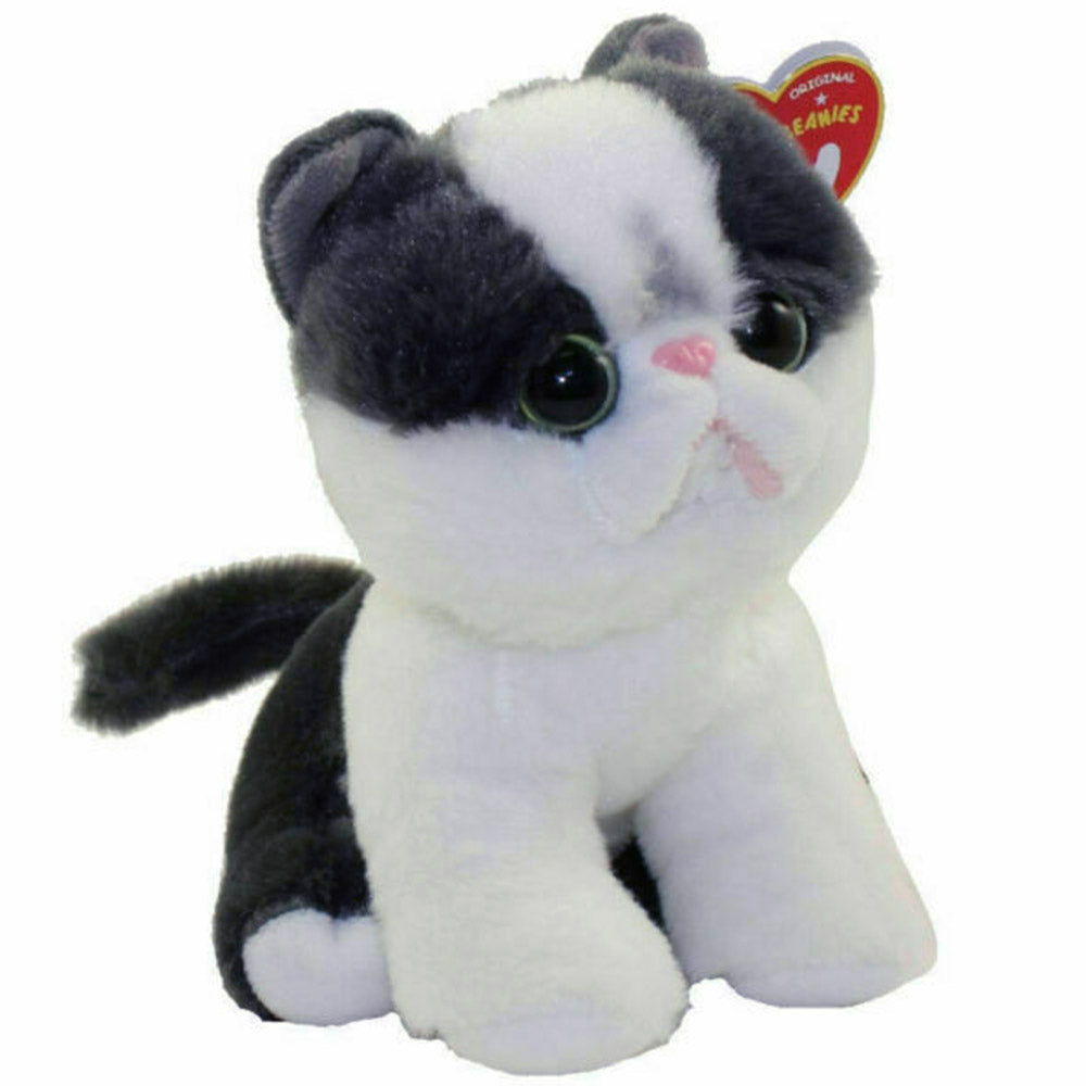 Ty peluche Yang Gatto Nero/Bianco 15 cm Beanie Babies