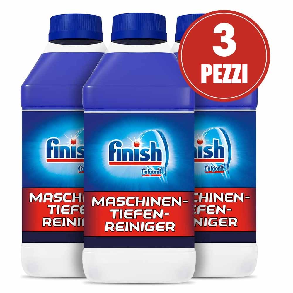 3 x Finish Detergente Cura Lavastoviglie 250 ml Regular