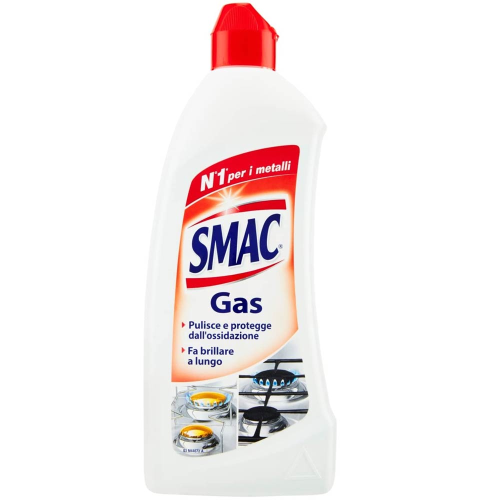 3 X 500ml Smac Gas Pulizia Piani Cottura e Fornelli Pulisce e Protegge Promopack