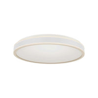 18W Led Designer Light Round White Finish 4000K Dimmable