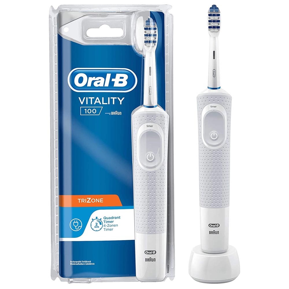 Spazzolino Elettrico Oral-B Vitality 100 TriZone Ricaricabile Con Timer