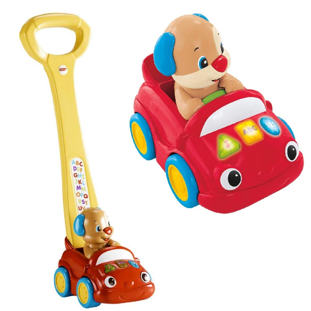 Fisher-Price Macchinina Spingi Vai Luci Suoni Giocattolo Bambini Prima Infanzia