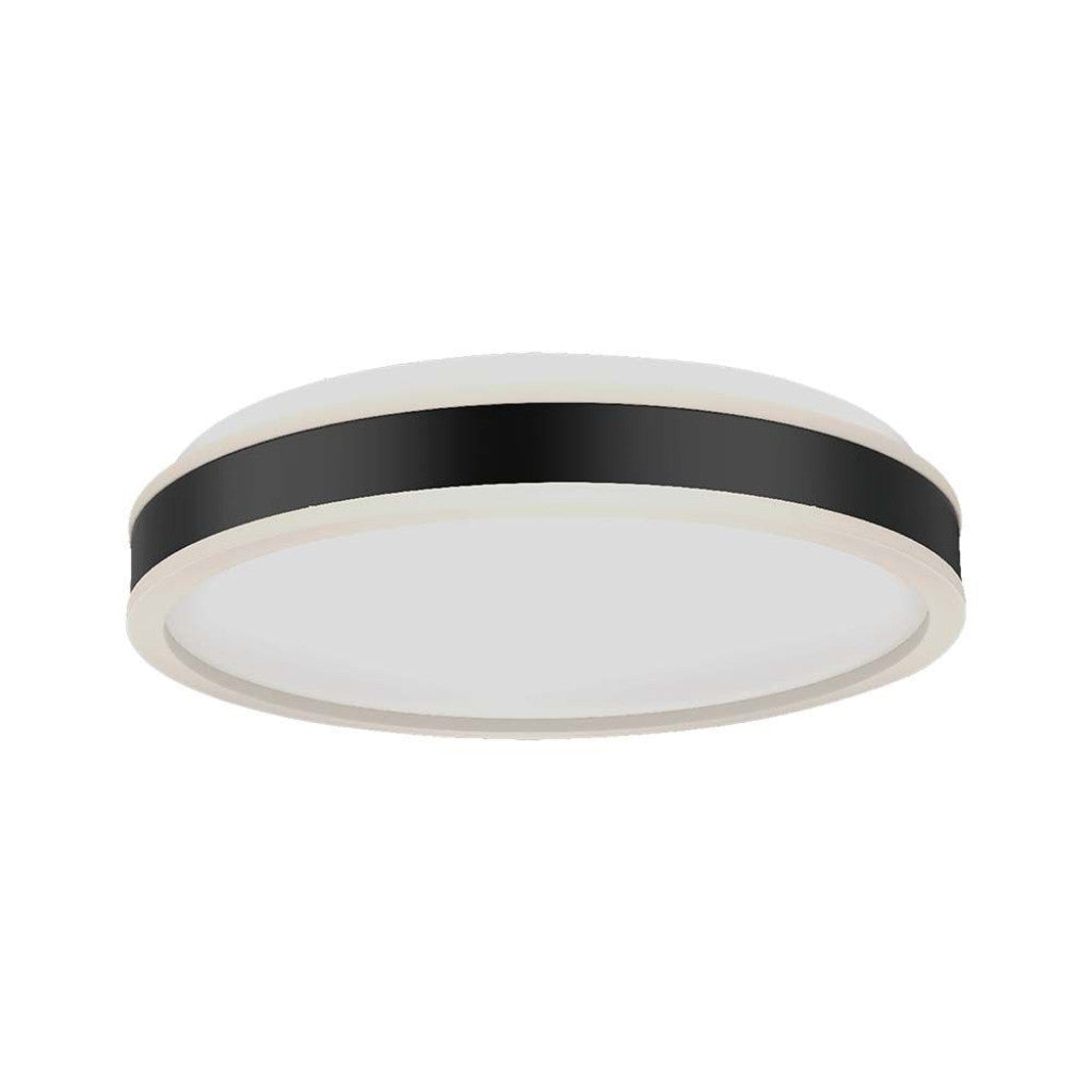 18W Led Designer Light Round Black Finish 4000K Dimmable